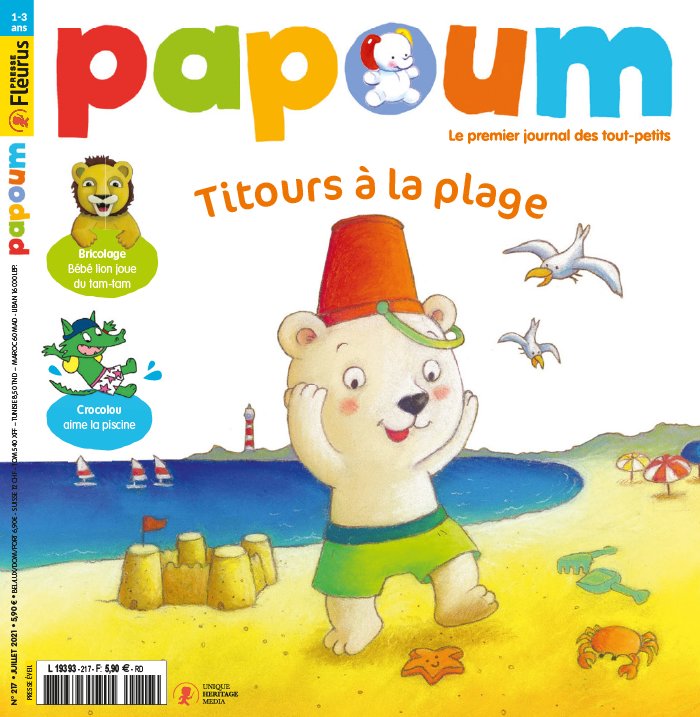 Papoum - Abonnement Magazine pour les 1-3 ans