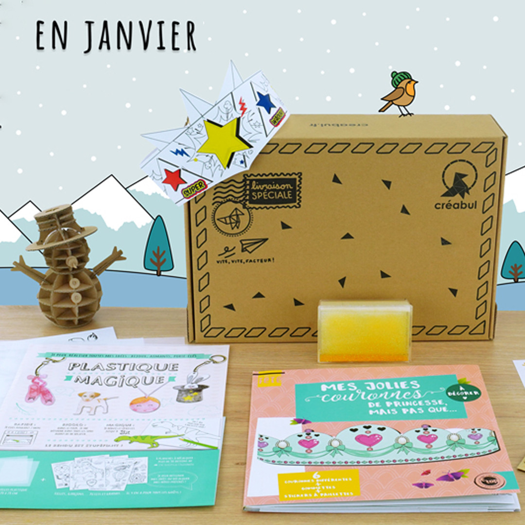 Abonnement Cr&eacute;abul coffrets loisirs cr&eacute;atifs