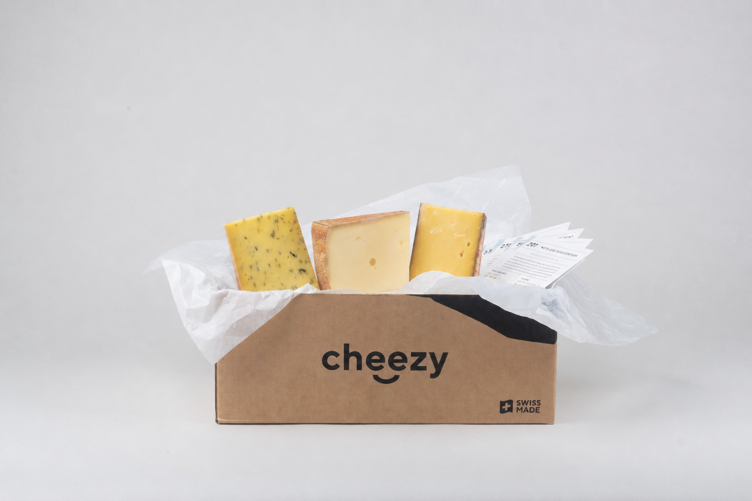 Abonnement - La box fromage suisse Cheezy - 600 g