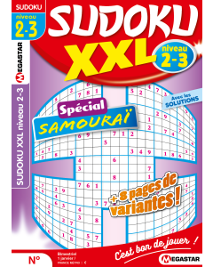 Abonnement Sudoku XXL (niveau 2/3)