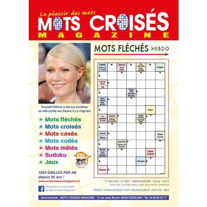 Abonnement Mots Croises Magazine Au Meilleur Prix